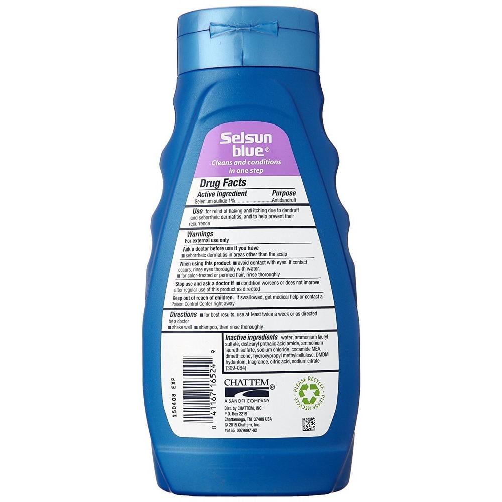 Selsun Blue Medicated Dandruff Shampoo/Conditioner Treatment, 11 Ounce - Walmart.com