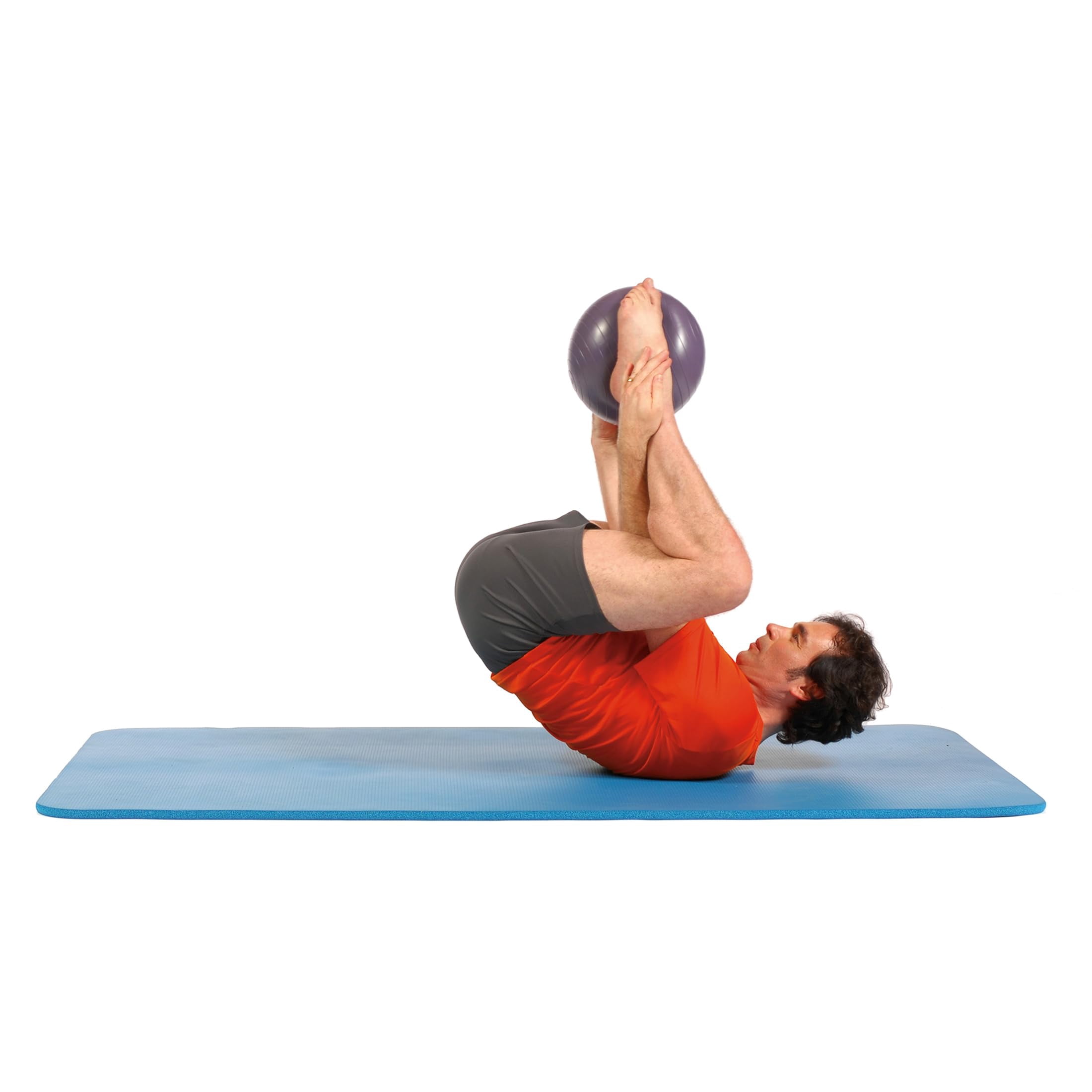 OPTP TRIADBALL – 9½” Diameter Pilates Ball, Adjustable Firmness Workout Ball, Yoga Ball, Stability Ball, and Core Strength Exercise Ball - Unique Texture, Size and Material Composition