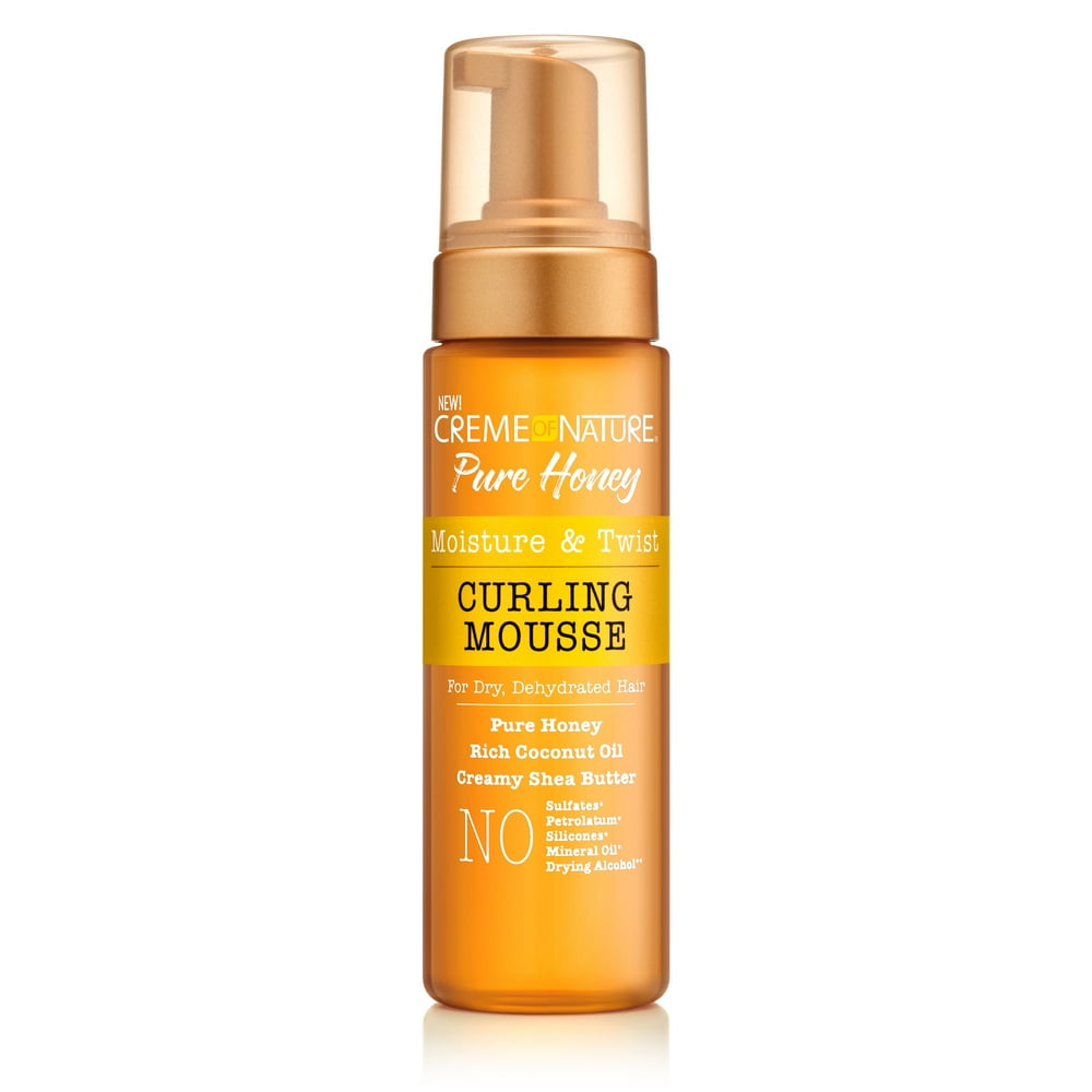 Creme of Nature Pure Honey Moisture & Twist Curling Mousse 7 oz