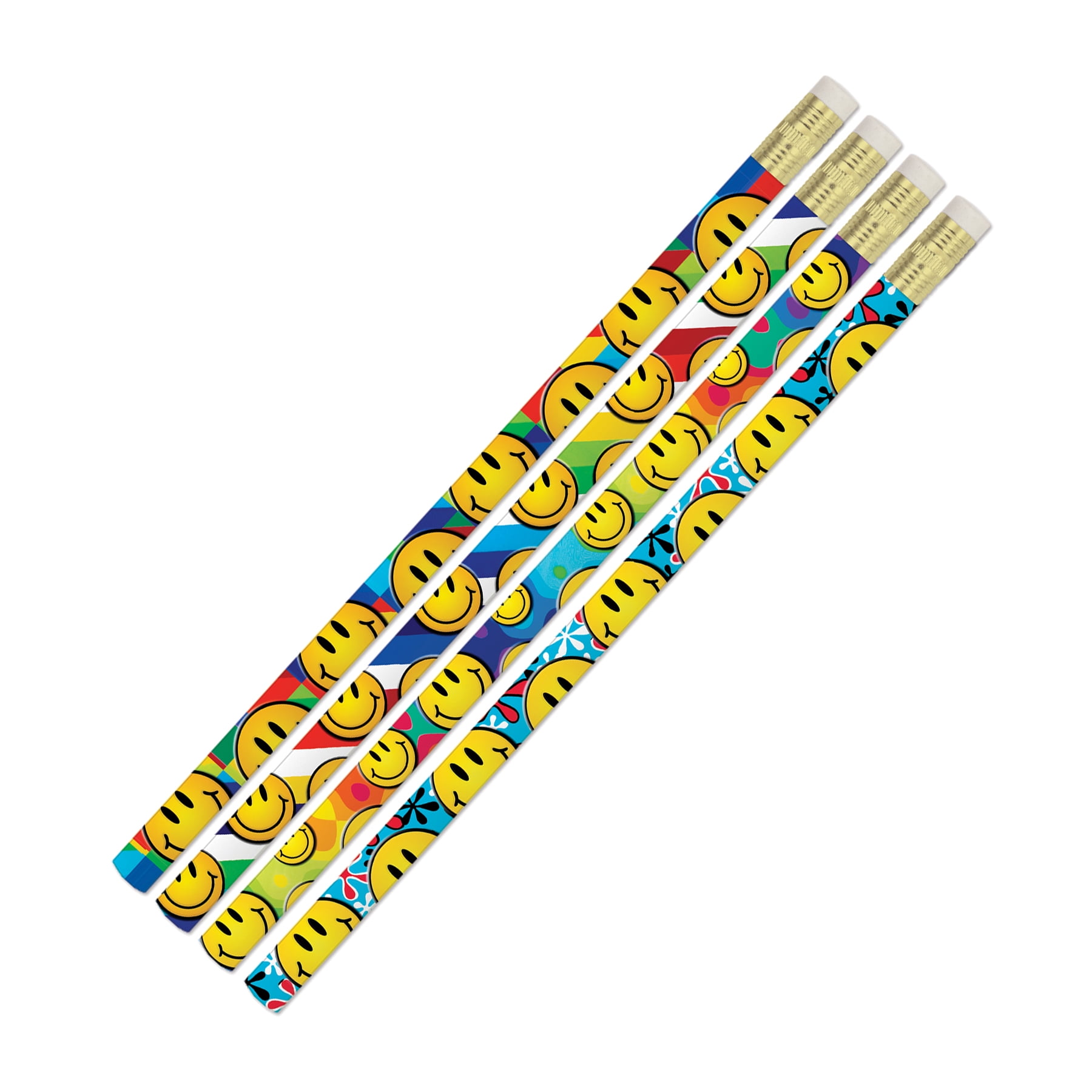 Musgrave Pencil Company Smiley Sensations Pencils, 12 Per Pack, 12 Packs