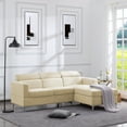 thumbnail image 2 of Topcobe 83" Modern L Shaped Sectional Couch Sofa for Small Space, Beige, 2 of 8
