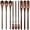 9 Pcs(3 Style), variant on Wooden Coffee Spoons Long Handle Wooden Tea spoon Wooden Mixing Honey Spoon Handmade Wood Stirring Spoon for Kitchen Stirring Dessert Honey Spoons(9PCS)