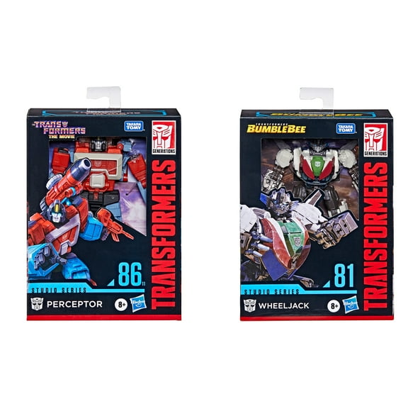 Transformers Studio Series Perceptor and Wheeljack Kids Toy Action Figure Set for Boys & Girls
