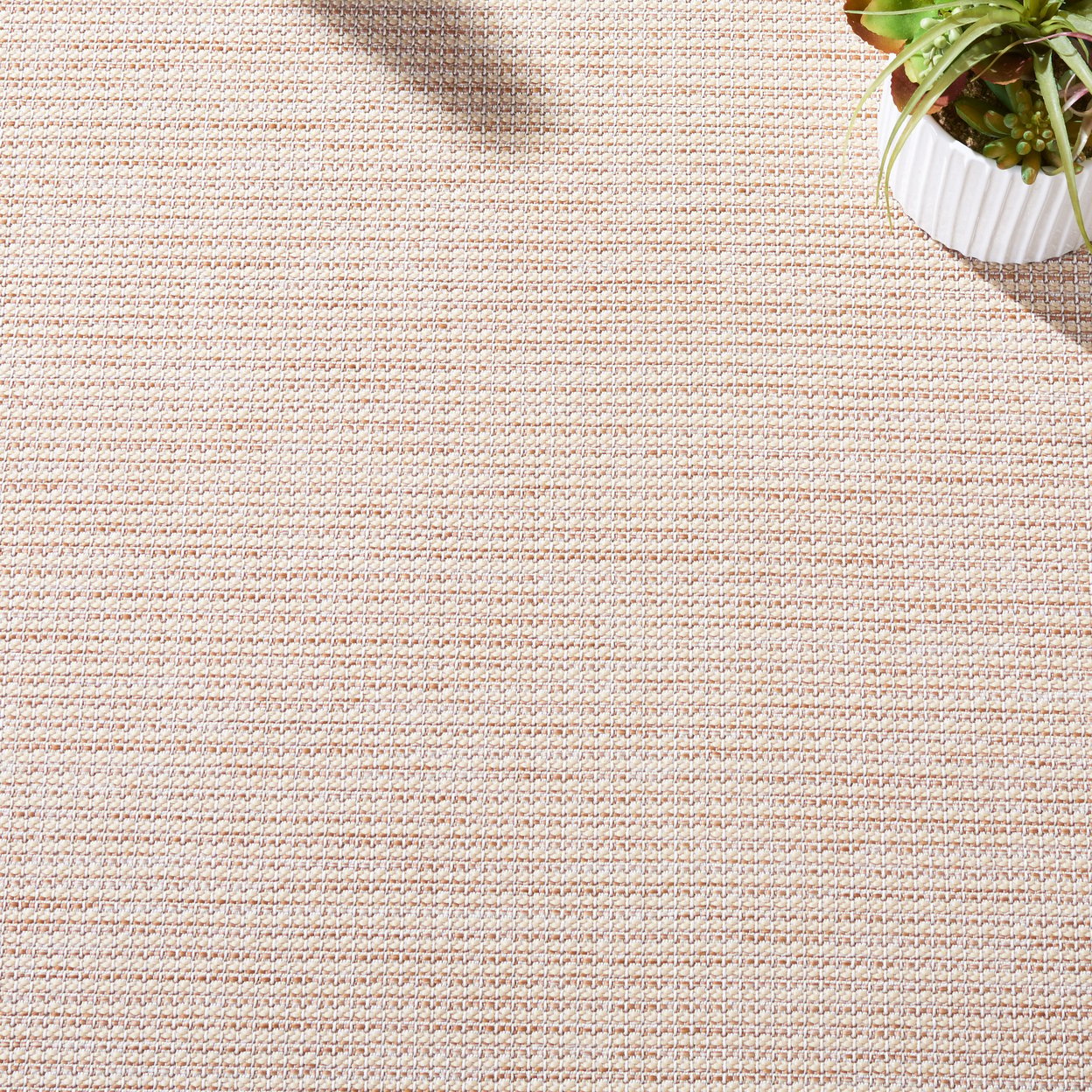 thumbnail image 5 of SAFAVIEH Hampton Guliana Zig-Zag Indoor/Outdoor Area Rug, Natural, 6'5" x 6'5" Square, 5 of 10