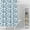 bleu, variante sur HIGERH Rideau de Douche Moderne pour Salle de Bain / Tissu Plastique Hydrofuge avec Ourlet Lesté / Motif Bleu / Comprend 12 Crochets