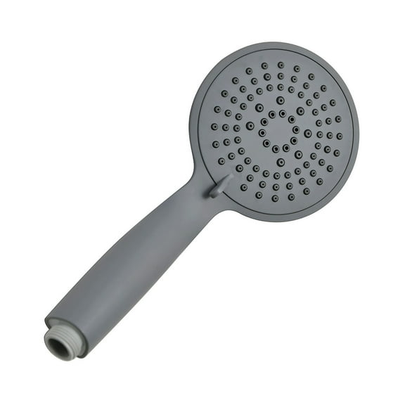 6 Spray Settings Round Hand Shower-Head Water Mode Switch And Saving Water Seal- Mat Gray