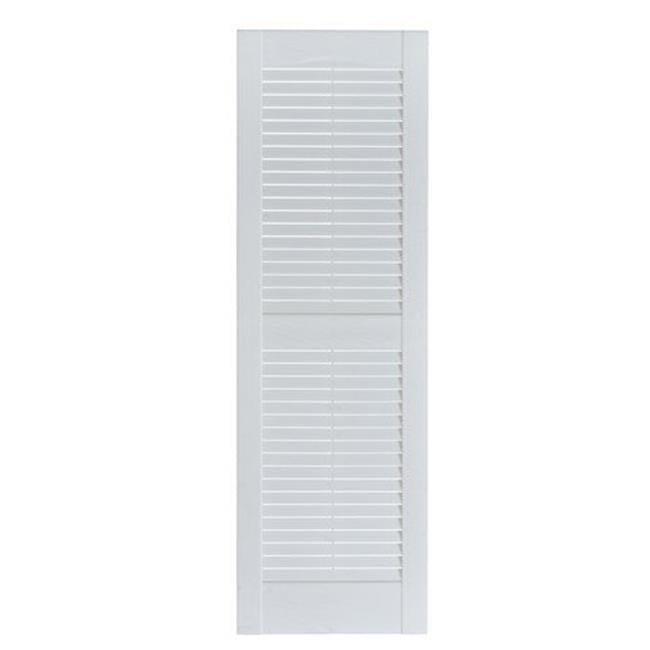 Premier Louver Exterior Decorative Shutter, Paintable 15