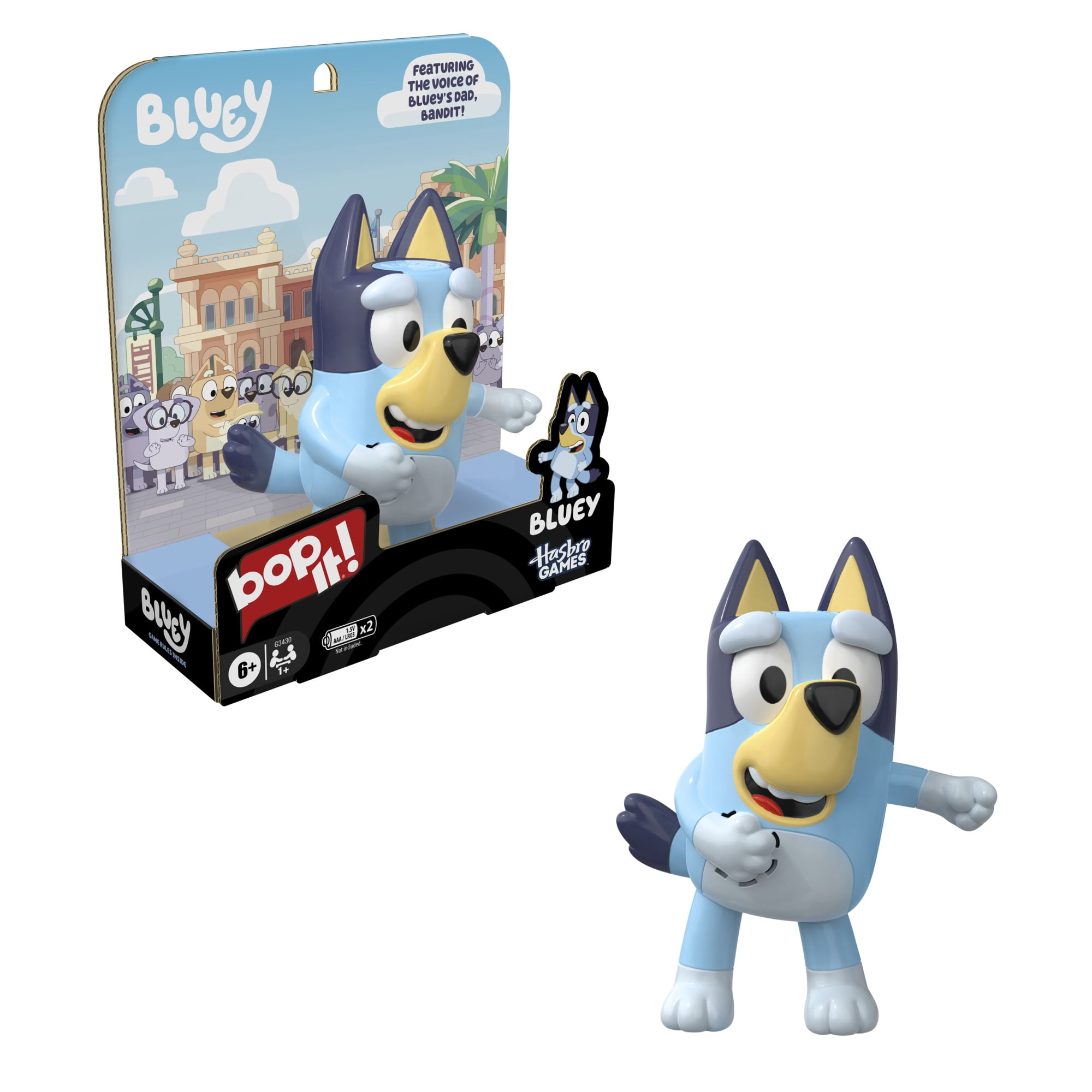 Bop It! Bluey Edition Game, Officially Licensed Bluey Games for Kids, 6+