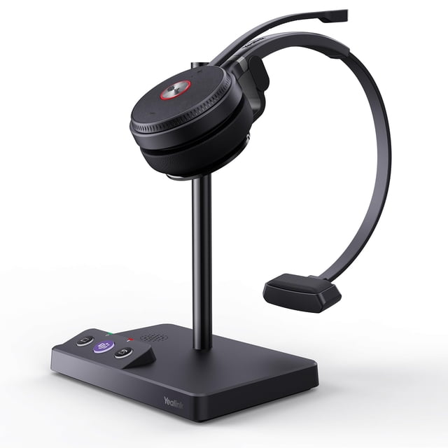 Auriculares inalámbricos Yealink WH62 Mono DECT de 160 m de alcance Microsoft Teams