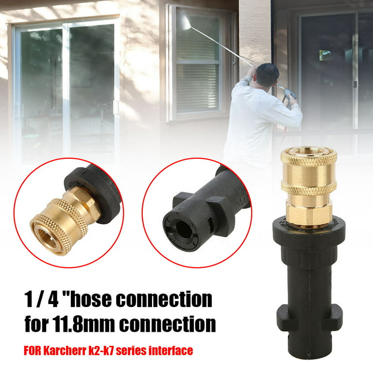  M MINGLE Pressure Washer Gun Adapter, to 1/4'' Quick Connect  Fitting, Only Compatible Karcher K2, K3, K4, K5, K6, K7 : Patio, Lawn &  Garden