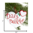 thumbnail image 5 of Personalized Best Dad Ornament 2024 - Daddy Ornament 2024, Dad Gifts, Papa Ornament, #1 Dad Christmas Ornament, Daddy Xmas Gifts, Xmas Gifts for Dad, Papa Gifts - Dad's Favorite - Free Customization, 5 of 9