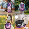 thumbnail image 3 of KUIFORTI Moon Cat Cute Girls Backpack 4Pcs Set with Lunch Bag Pencil Pouch Water Bottle Holder for Elementary Primary Middle School Kids Back to School Supplies Gifts, 3 of 7