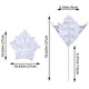 thumbnail image 3 of Fiudx Decoración Floral Navideña, Brillantes Detalles Florales Artificiales, Ideal para Coronas Festivas, Elegante Decoración Navideña, Versátil para Bodas, Fiestas y Año Nuevo, 27 X 27 Cm., 3 of 6