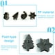 thumbnail image 3 of Toystoory Moldes para galletas de 4 piezas, molde para pastel de Chocolate de Navidad, moldes para galletas de mantequilla de Santa, cubitos de hielo, Herramientas y accesorios para hornear Gris Toystoory HA009427-02, 3 of 6