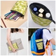 thumbnail image 4 of Lsque Easter Bunny Pattern Telescopic Pencil Bag Pen Holder Stationery Case, Stand-up Retractable Transformer Bag Organizer, 4 of 6