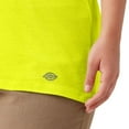 thumbnail image 4 of Dickies Women's Plus Cooling Short Sleeve Pocket T-Shirt, Bright Yellow, 1PS, 4 of 5