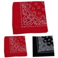 thumbnail image 2 of Bangcool Foulard Mode Imprimé Coton Carré Foulard pour Hip-hop, 2 of 5