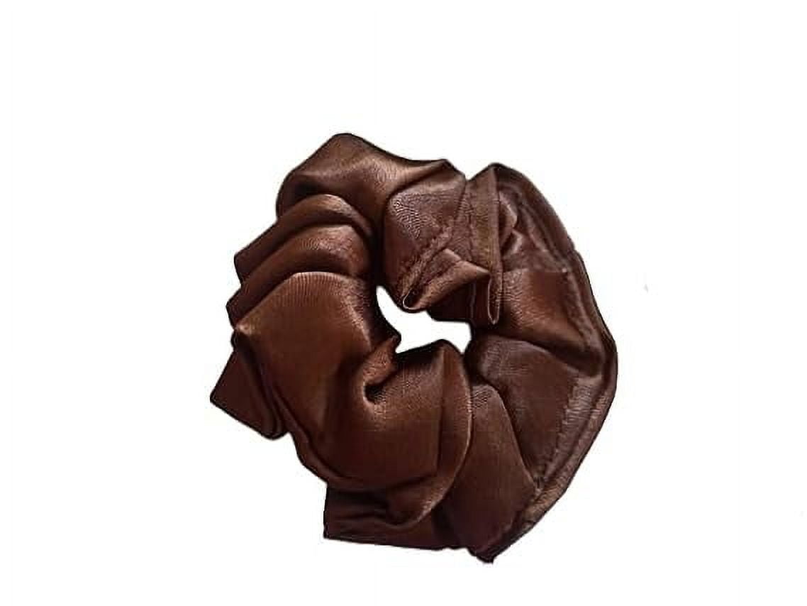 6 PCS SATIN HAIR BAND WOMEN / GIRLS FASHION RUBBER HAIR BAND