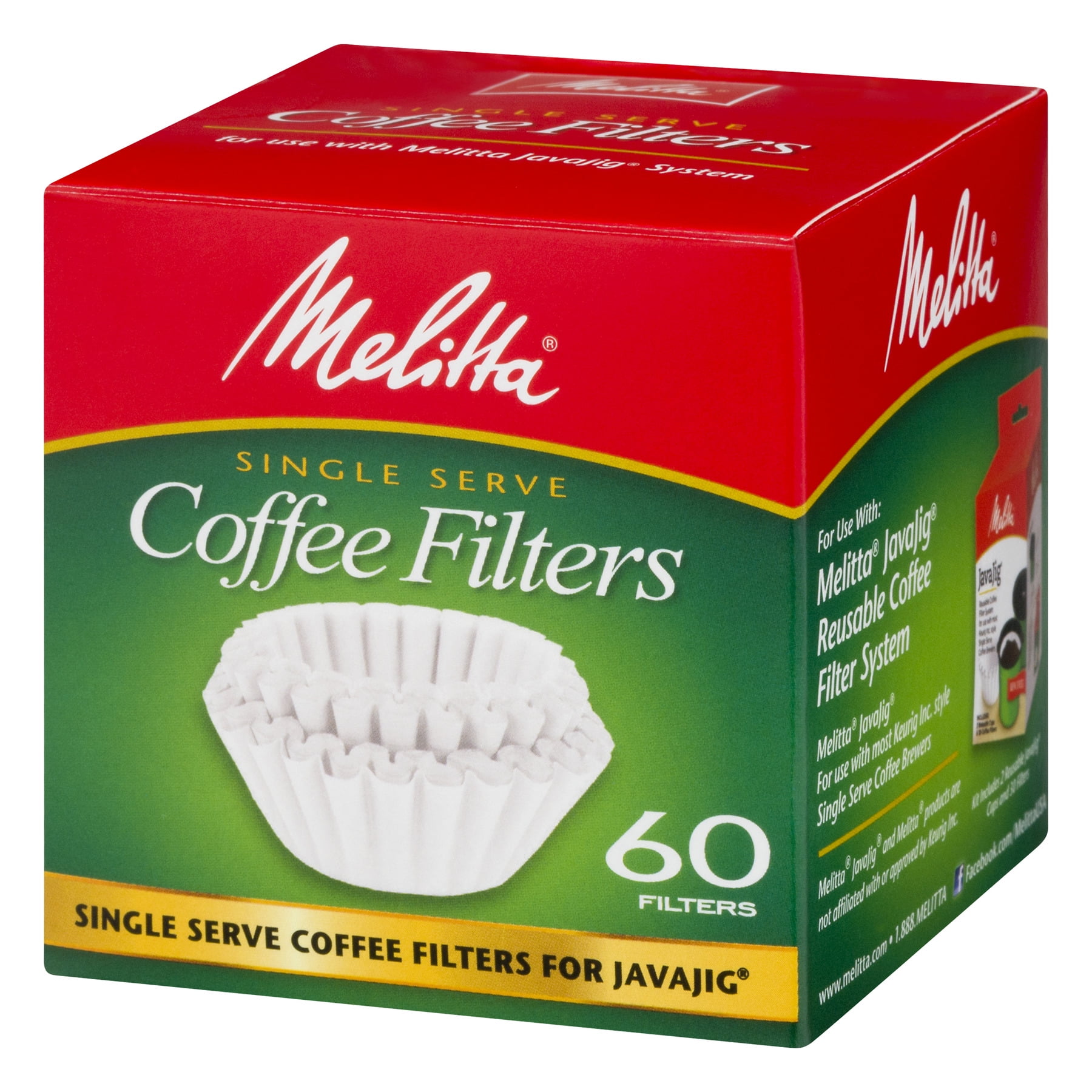 Pick Quantity Paper Coffee Filters for Melitta Java Jig K-Cup Keurig Brewers 