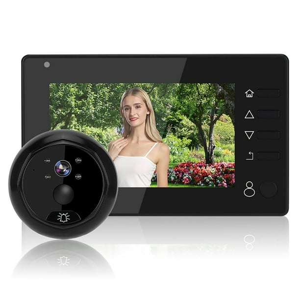 Door Viewer,4.3in Smart Video Doorbell Night Vision Doorbell Smart