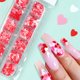 thumbnail image 5 of 1 Corazón Nail Glitter Lentejuelas Día de San Valentín Nail Art Pegatinas Calcomanías Paillette, 5 of 5