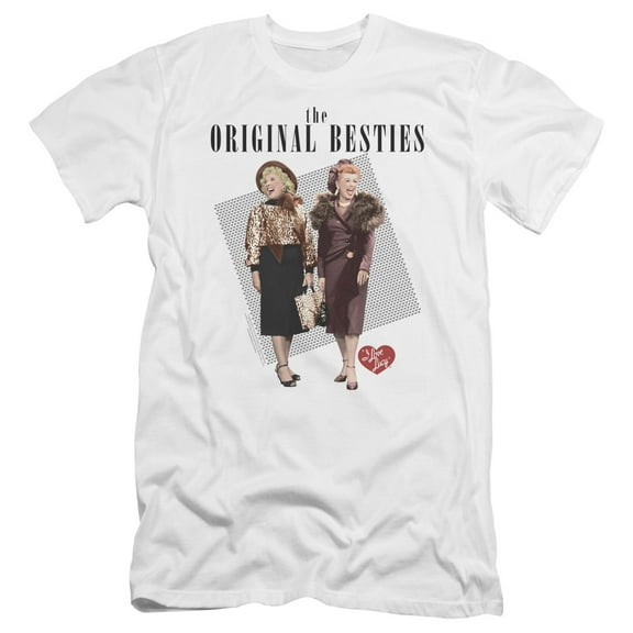 I Love Lucy - Original Bestie - Premium Slim Fit Short Sleeve Shirt - Small