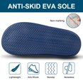 thumbnail image 3 of Kushionstock Slippers for Women and Men House Shoes Indoor Outdoor, Blue W8.5-9.5 M7-8, 3 of 7