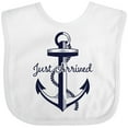 thumbnail image 3 of Inktastic Just Arrived Anchor Boys or Girls Baby Bib, 3 of 4