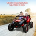thumbnail image 1 of EDTara 24V 2-Seater UTV Ride On for Kids, 4WD Electric Vehicle with Remote, Leather Seats, 4 Shock Absorbers, Music & Lights, 1 of 8