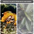 thumbnail image 4 of Fruits Tree Netting, Ultra-Fine Mesh Garden Insect Tree Cover with Drawstring Transparent Bird Plant Barrier Flower Fruits Mesh Screen for Preventing Deer Squirrel Bug, 4 of 7