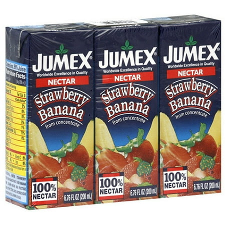 Jumex Strawberry Banana Nectar, 20.28 oz (Pack of 8)