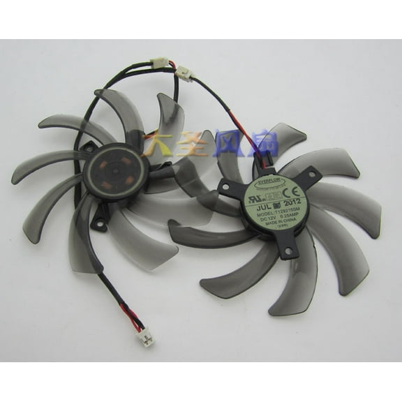 For EverCool T129215SM DC 12V 0.25A 96x96mm 2-wire Server Frameless Cooling Fan