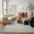 thumbnail image 1 of Rug Branch Domus Abstract Indoor Area Rug, Cream Black, Modern - Living Room, Bedroom, Dining Room, and Kitchen, 1 of 7