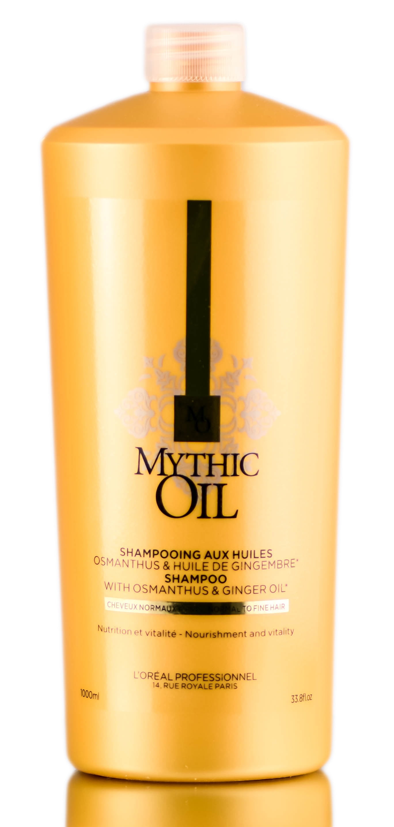 33.8 oz , L'Oreal Pro Mythic Oil Shampoo (Normal to Fine Hair) , Hair Beauty Product Pack of 1 w/ Comb - Walmart.com
