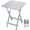 Silver-1set, variant on Outdoor Folding Table | Lightweight Mesh Compact Camping Table, Roll Up Top 2 People Portable Camp Tables with Carry Bag for Picnic/Cooking/Beach/Travel/BBQ