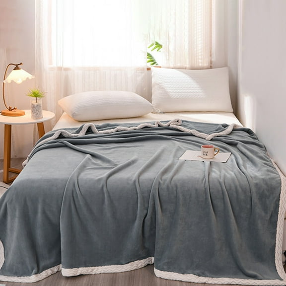 Bwiyojiz Fall Quilt, Cool And Breathable In Summer Solid Colour Milk Velvet Washable Cool Comforter, Birthday Gifts