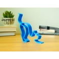 thumbnail image 5 of Clever Contraption Artistic Cat Figurine – Modern Knick-Knack for Desk or Shelf – 3D Printed Home Decor in Matte Black, 5 of 10
