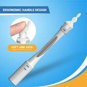 Cleanse Right - Ear Spiral Ear Wax Removal Tool Kit, 20 removable silicone heads to clean ears