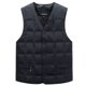 thumbnail image 4 of Chaqueta sin mangas de plumón de pato para hombre, Parka cortavientos de invierno, chaleco grueso cálido, ropa de abrigo informal para hombre, chaleco de nieve con bolsillos, 4 of 5