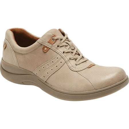 

Women s Aravon REVsmart Taupe Burnished Leather 8 B