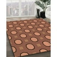 thumbnail image 2 of Ahgly Company Indoor Rectangle Patterned Brown Red Area Rugs, 2' x 5', 2 of 6