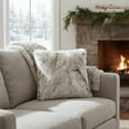thumbnail image 5 of Safavieh Coco Tips 20.00 in x 4.00 in Glam Taupe Solid Print Acrylic Plush, Throw Pillows, Zip Closure, 5 of 10