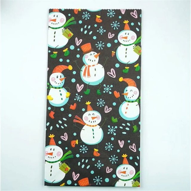 Bolsas de regalo de copo de nieve para árbol de Navidad, embalaje para hornear, cajas de dulces, decoraciones navideñas para el hogar, 2023