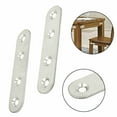 thumbnail image 5 of 12pcs Stainless Steel Heavy Duty Straight Flat Plate Bracket Connector Furniture, 5 of 11