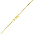 thumbnail image 3 of Floreo 10k Yellow Gold Solid Box Chain Link Necklace, 3 of 5