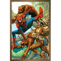 Marvel Kraven The Hunter - Marvel Age Spider-Man #14 Wall Poster, 22.375" x 34" Framed