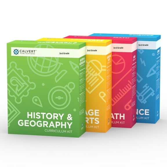 Calvert 3rd Grade 4-Subject Complete Set (paperback)