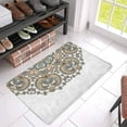thumbnail image 3 of MKHERT Abstract Circle Floral Ornamental Pattern Doormat Rug Home Decor Floor Mat Bath Mat 30x18 inch, 3 of 3