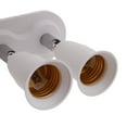 thumbnail image 5 of CIYISON Convenient 3/4/5 in 1 E27 to E27 Base Extender Light Lamp Bulb Socket Splitter Adjustable Multiple Head Lamp Holder, 5 of 12