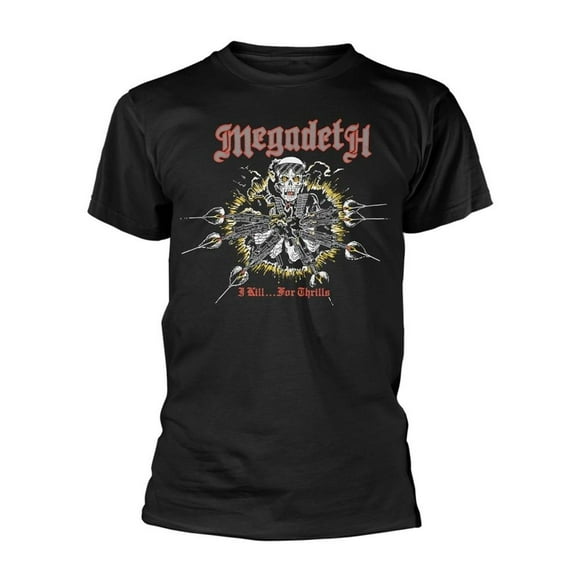 Megadeth Adult Killing For Thrills Back Print T-Shirt